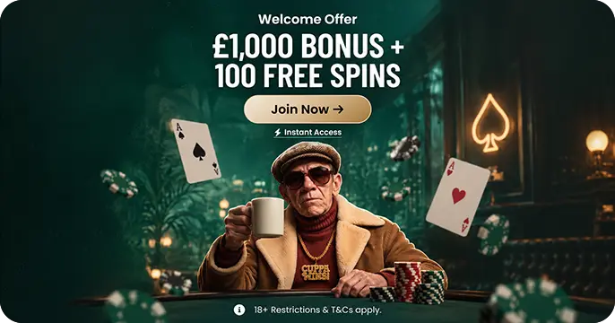 CuppaWins welcome offer £1.000 bonus + 100 FS